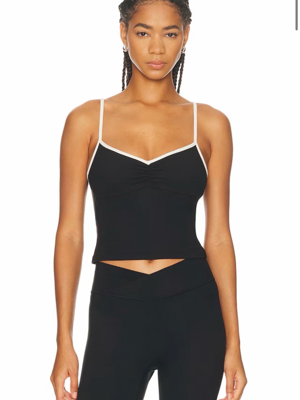 437 Matching Athleisure Set: The V Legging & Ballet Tank in Black Size Medium - Picture 5 of 10